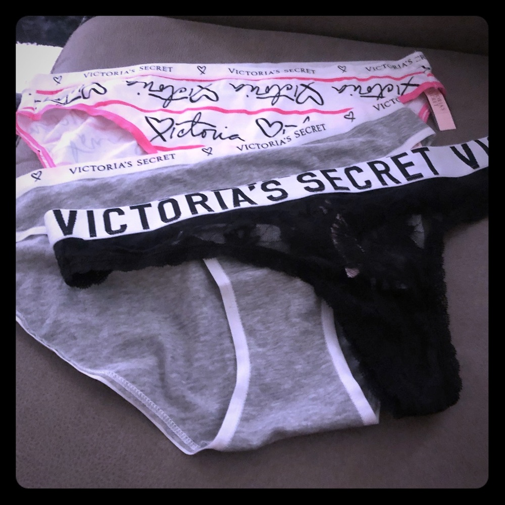 New Victoria Secret Underwear 3 Pair Bundle